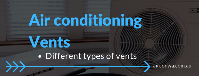 Air conditioner vents and diffusers
